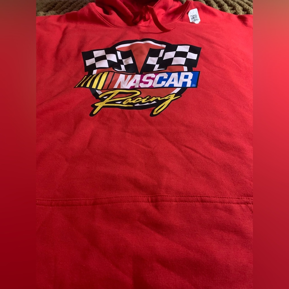 Nascar Bold Red hoodie - Picture 3 of 8